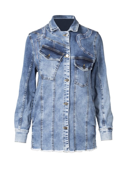 NÜ Opal Jakke, Denim, Blå